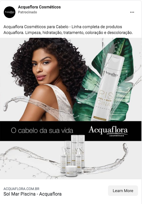 Exemplo de Anúncio em Imagem - Facebook Ads