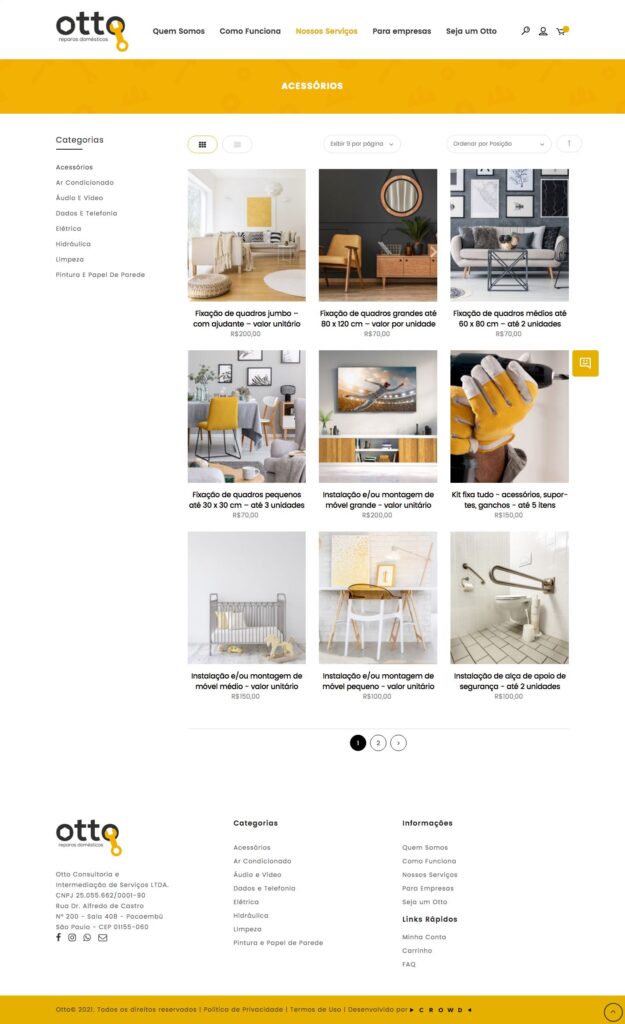 Exemplo de E-commerce