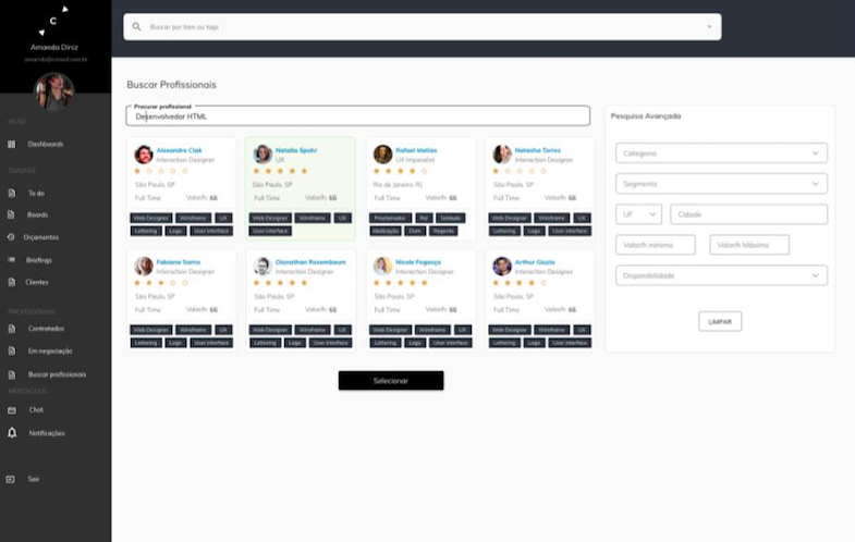 Exemplo de Plataforma
