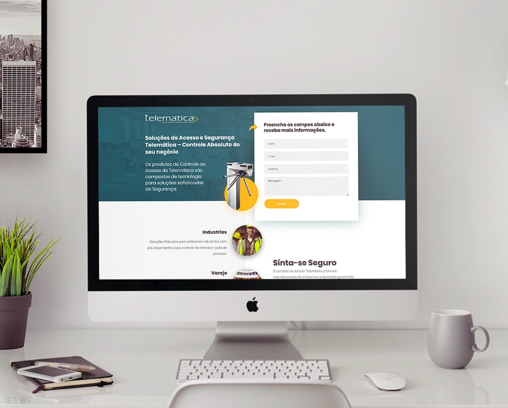 Landing page para geração de leads