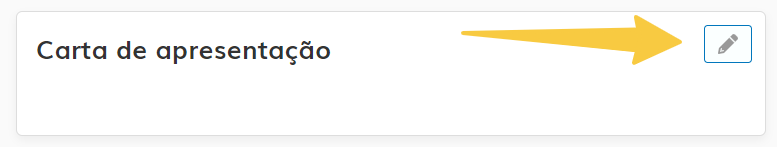 Editar o bloco Carta de Apresentação no perfil do usuário freelancer na plataforma Crowd
